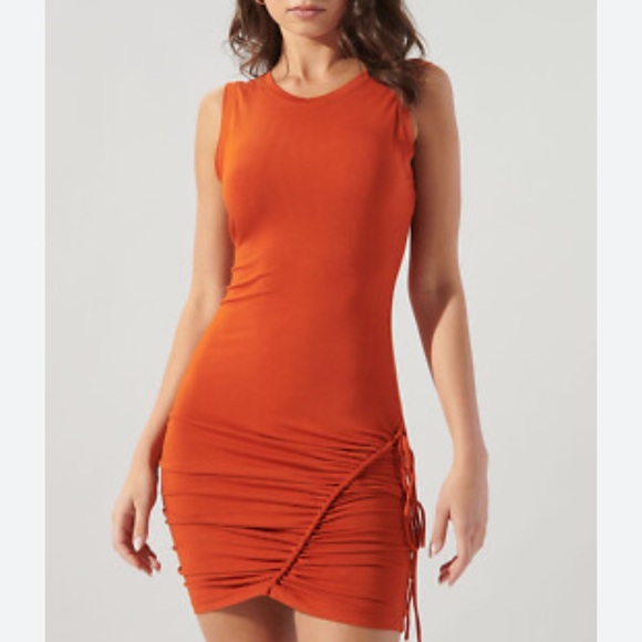Sugarlips Dresses & Skirts - Sugarlips Rust Mini Dress